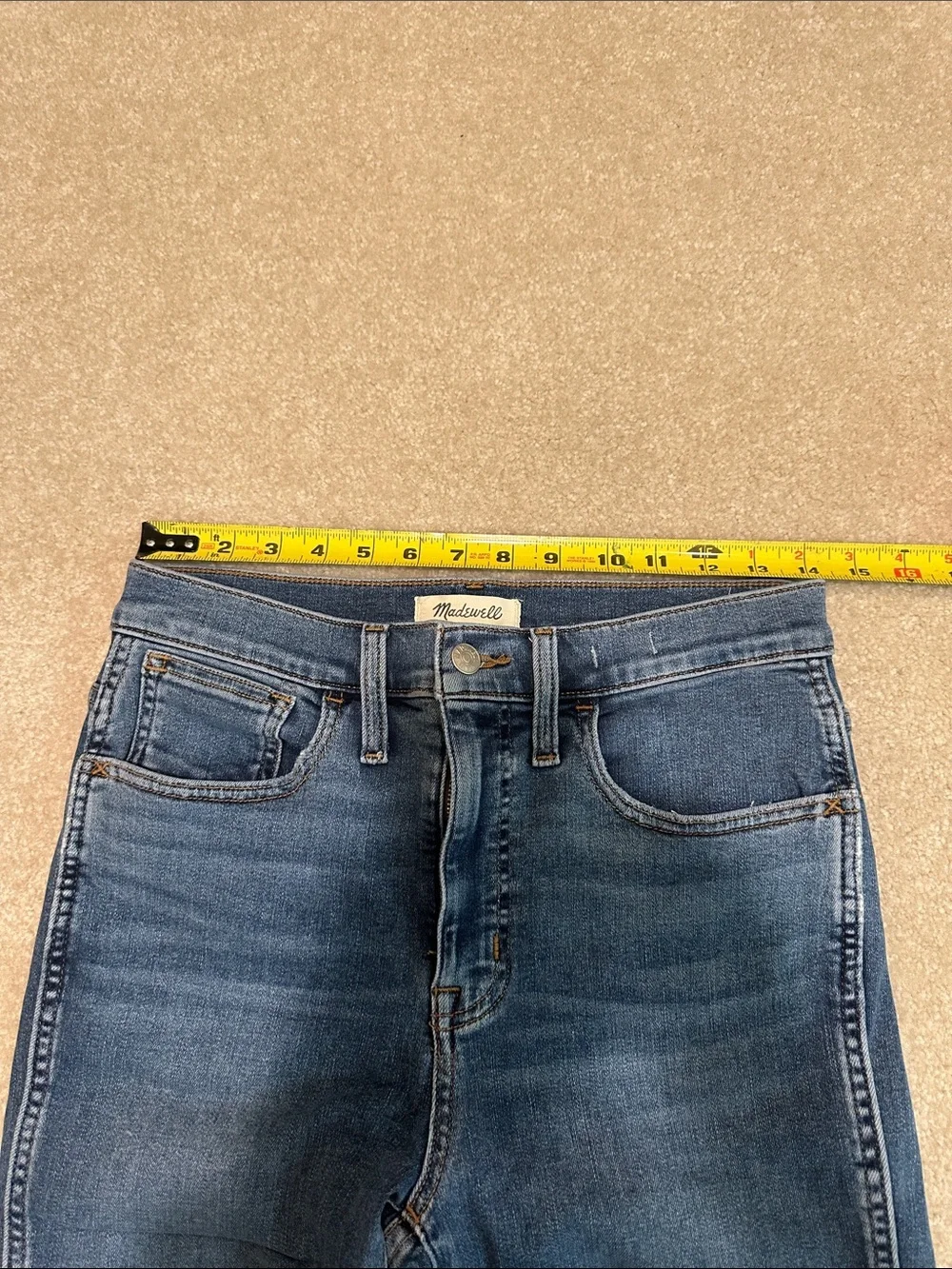 Madewell Women's Straight-Leg Jeans in Medium Blue Wash